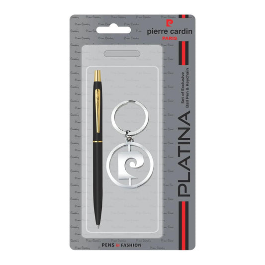 Pierre Cardin Paris- Platina Ball Pen with Key Chain