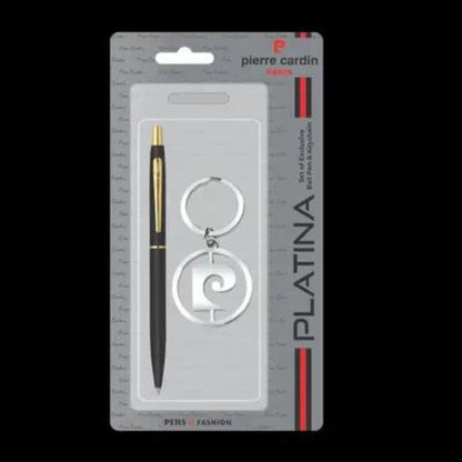 Pierre Cardin Paris- Platina Ball Pen with Key Chain