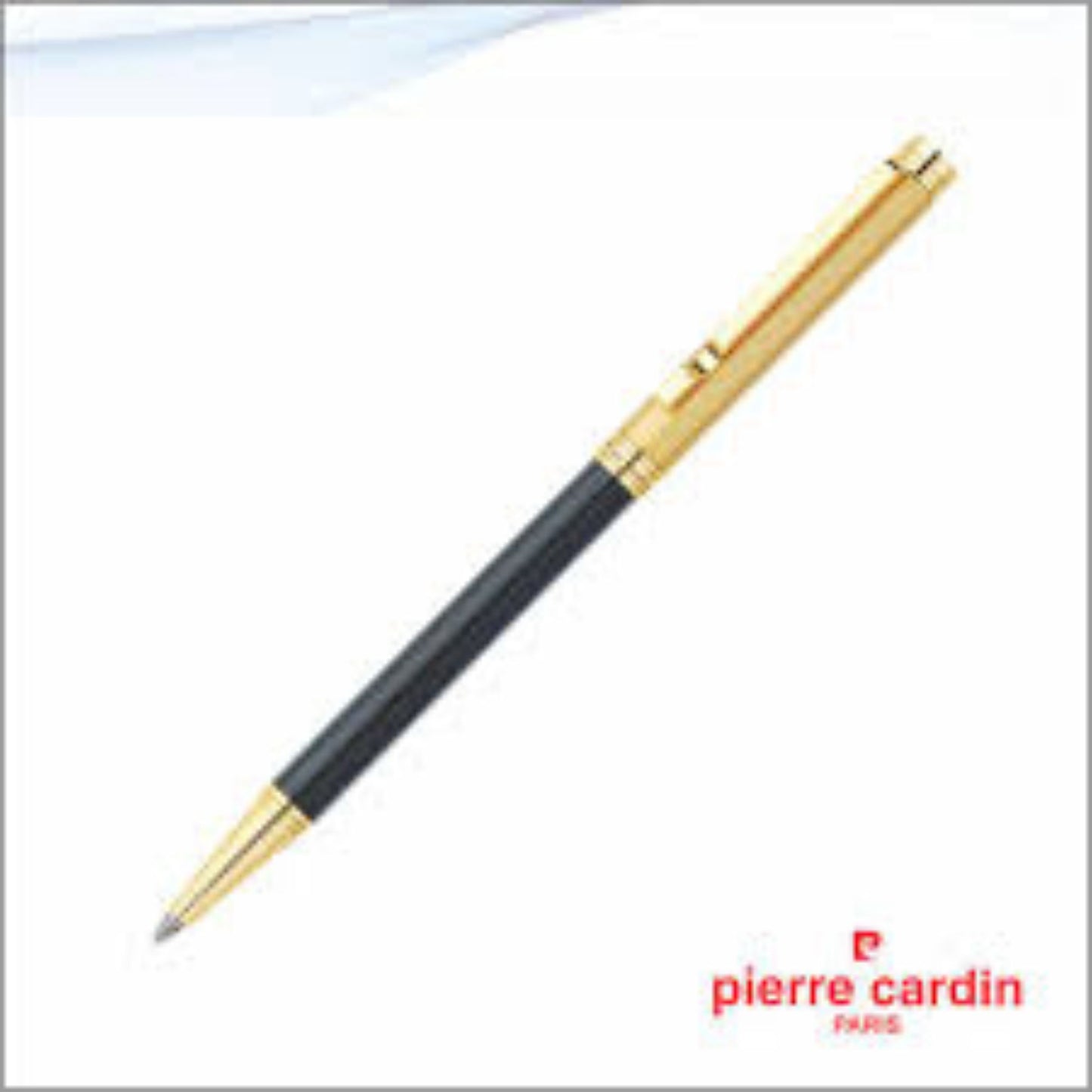 Pierre Cardin Paris - Golden Era Satin Gold Black Ball Pen