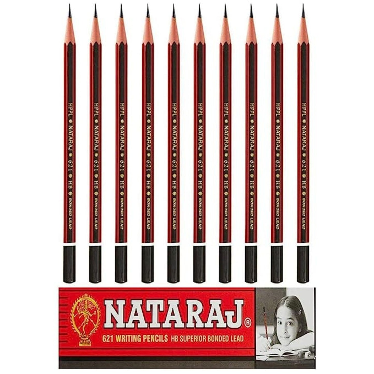 Natraj 621 Bold Writing Graphite Pencils ( Pack of 20)