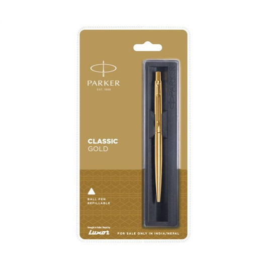 Parker Classic Gold ball pen, Gold trim