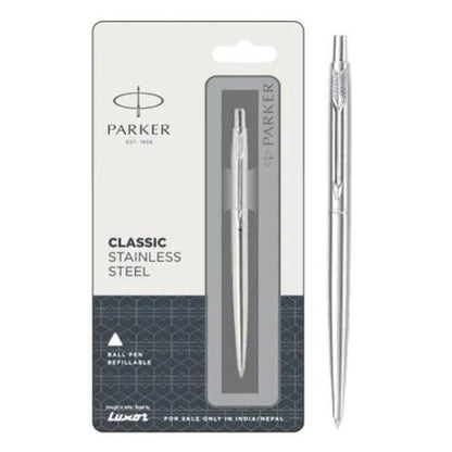 Parker Classic Stainless steel chrome trim ball pen