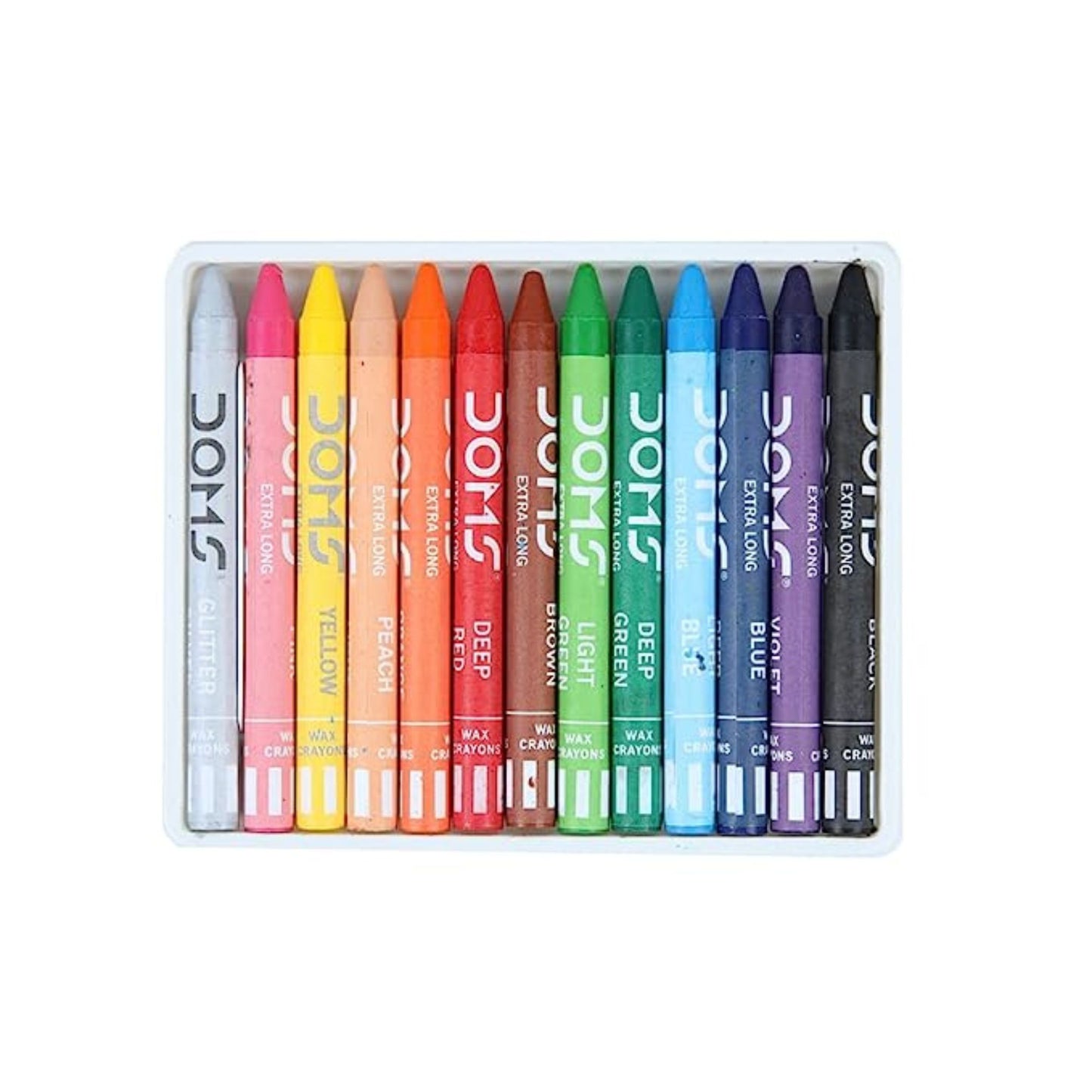 Dom's Wax crayon Extra Long Pack of 12 shades ( 2 pack)