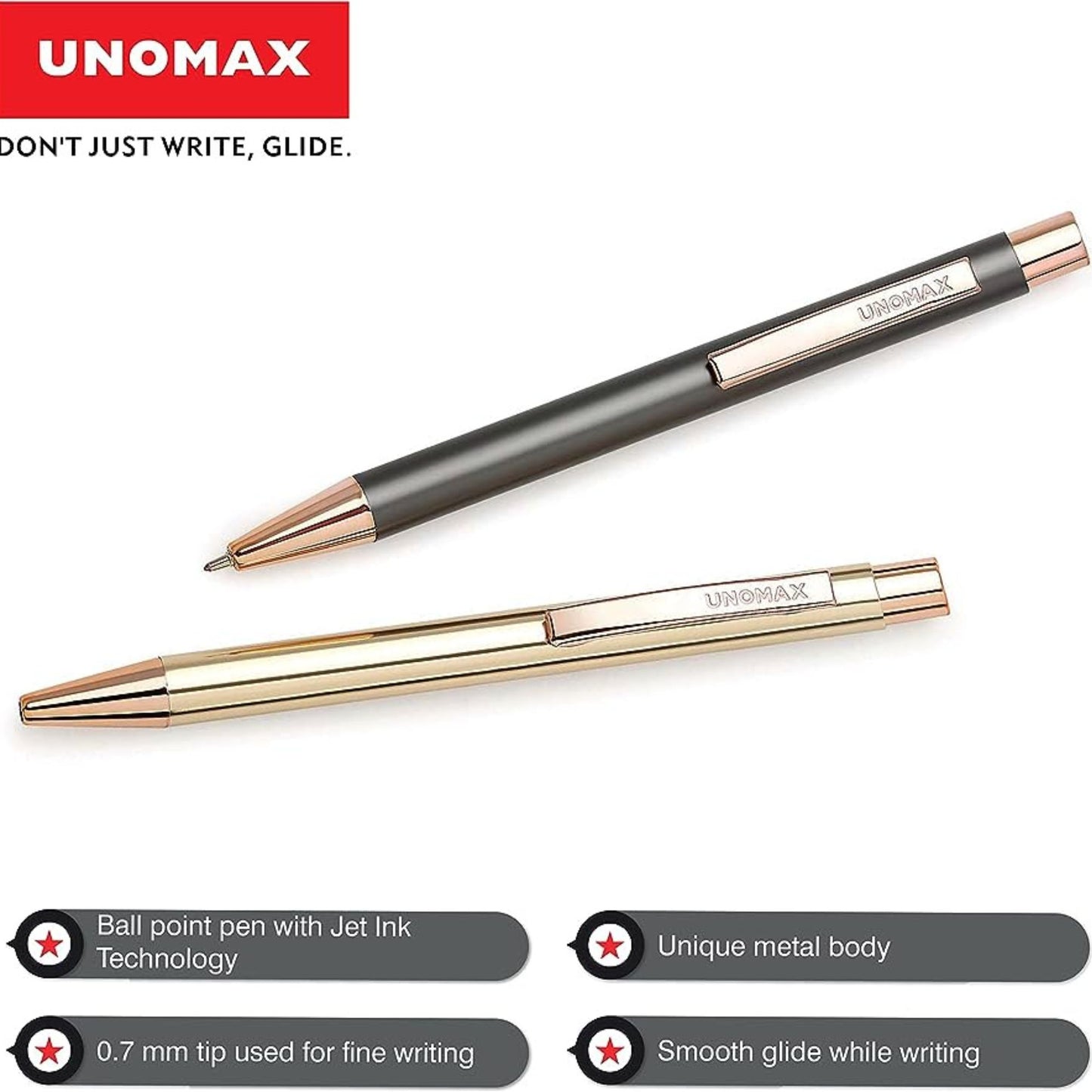 Unomax Richmond Ball Point Pen with Jet Ink Technology